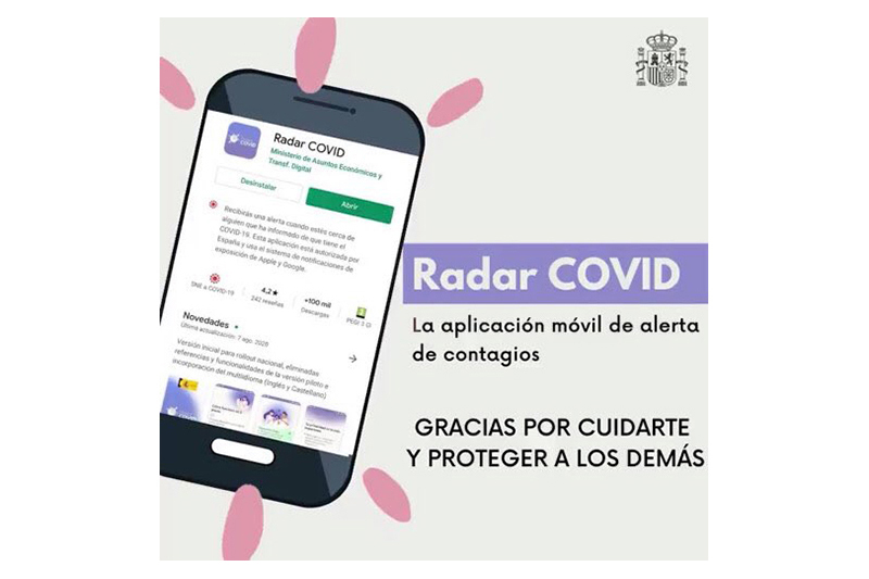 La aplicación móvil ‘Radar Covid’ para facilitar el rastreo del coronavirus, plenamente operativa en La Rioja